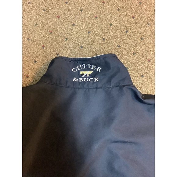 Cutter & Buck Clima-Guard Navy Windbreaker Golf Vest Ladies Size M - Picture 6 of 7
